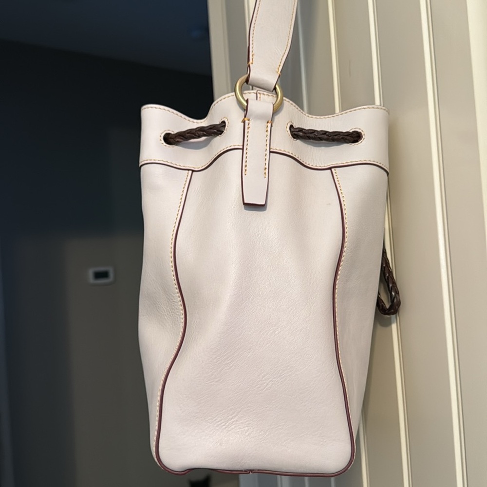 Dooney & Bourke Florentine Hattie Drawstring in Ecru__EUC - Picture 3 of 7
